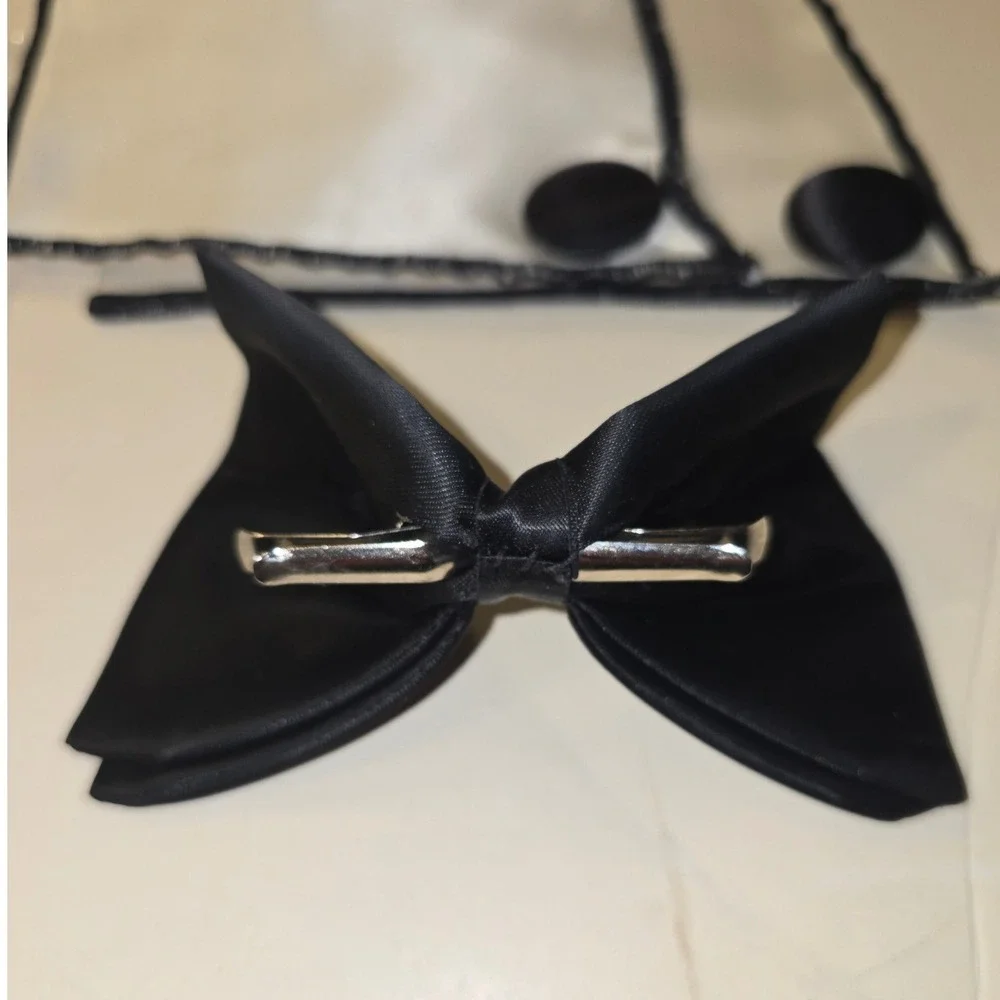 Rubies Deluxe Bunny Costume Accessory Set Ears Tail Collar Bow Tie 13019 Vintage - Picture 6 of 14